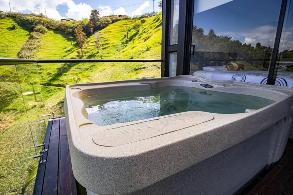 La Pradera  Sky House Cabana Guatape מראה חיצוני תמונה